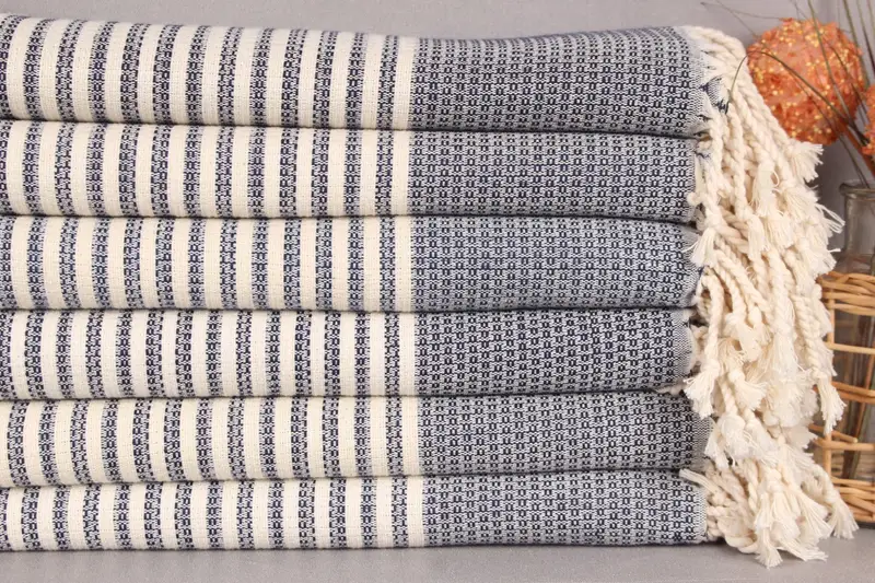 Gym Towel, Quick-Dry Beach Towel, Beach Wedding Favor, Bachelorette Party Gift, 68x40 Cotton Striped Towel, Bridesmaid Proposal Gift, Summer Gift - 2