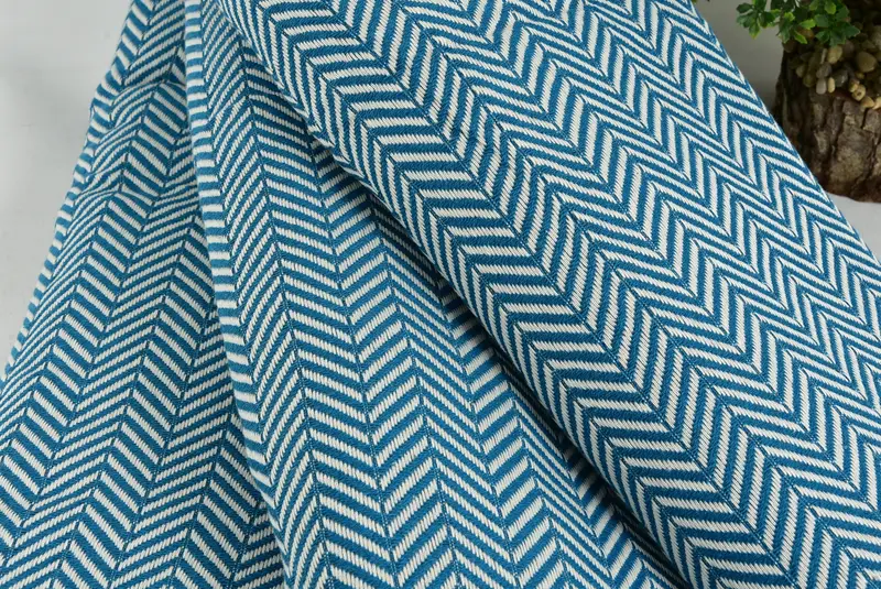 Organic Throw, First Wedding Anniversary Gift, Housewarming Gift, 92x76 Cotton Chevron Towel, Throw Blanket, Bridesmaid Gifts, Throw Blanket for Bed - 5