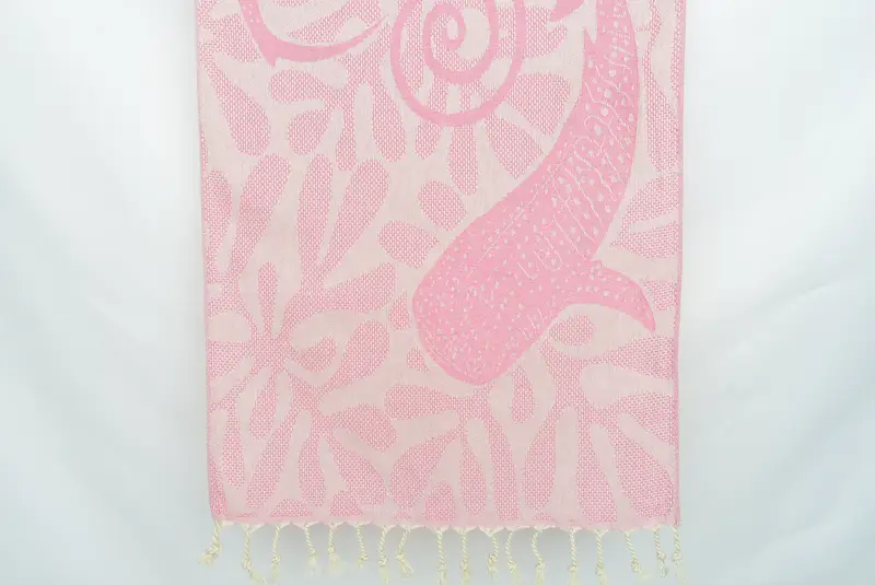 40x18 Cotton Whale Design Towel, Decorative Towel, Anniversary Gift For Her, Best Friend Gift, Bridesmaid Gifts, Personalized Gift, Bathroom Towels - 8