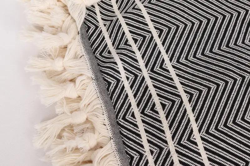 Turkish Towel Beach Blanket, 96x70 Cotton Diamond Towel, Boho Throw Blankets, Bachelorette Gifts, Bridal Shower Gift, Best Friend Christmas Gift - 7