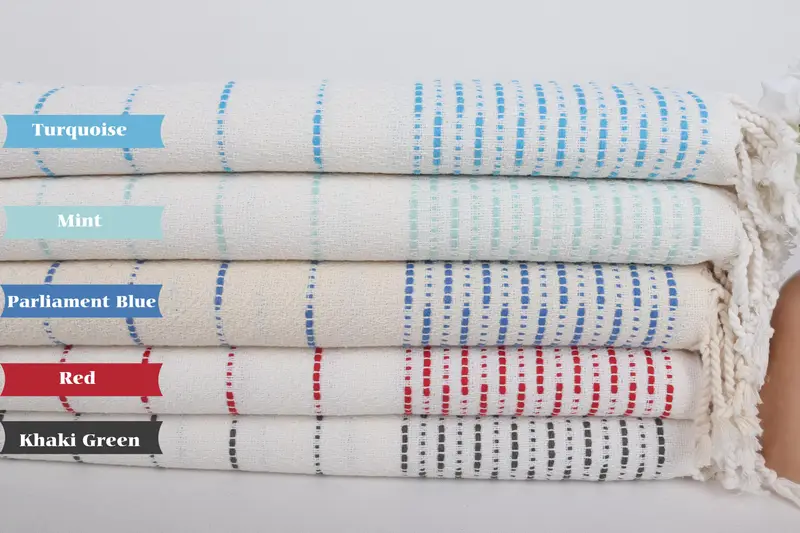 Wedding Gift, Soft towel, Halloween Gifts, Turkish Beach Towel Bulk, 70x38 Cotton Striped Design Towel, Bachelor Gifts, Turkish bath towel for spa - 3