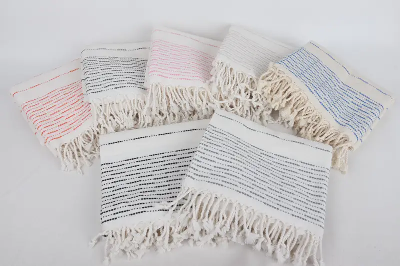 Wedding Gift, Soft towel, Halloween Gifts, Turkish Beach Towel Bulk, 70x38 Cotton Striped Design Towel, Bachelor Gifts, Turkish bath towel for spa - 4