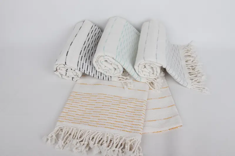 Wedding Gift, Soft towel, Halloween Gifts, Turkish Beach Towel Bulk, 70x38 Cotton Striped Design Towel, Bachelor Gifts, Turkish bath towel for spa - 5