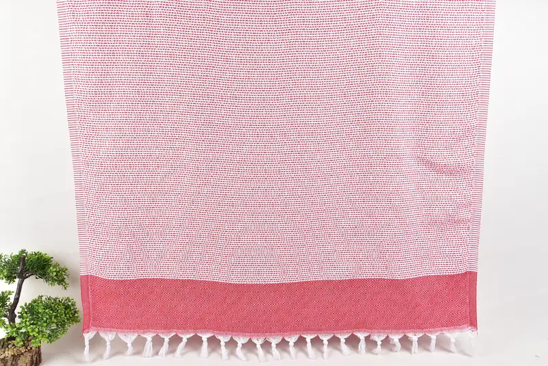 Embroidered Turkish Towel, Personalized Beach Towel, 70x40 Cotton Diamond Towel, Turkish beach towel, Xmas Gifts, Personalized Wedding Gift - 8
