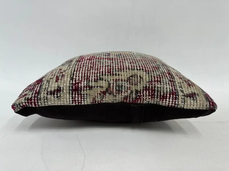Vintage Kilim Throw Pillow, 12x12 Blue Cushion, Kilim Cushion Sham, Handmade Kilim Cushion, Morroccon Kilim Cushion Pillow Case, Pillow Cover - 5