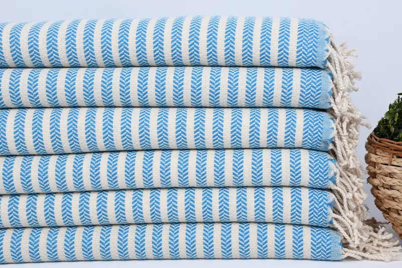 Best Friend Gift, 40x18 Cotton Chevron Towel, Bridesmaid Favors, Personalized Dish Towel, Monogram Kitchen Towel, Spa Towel, Turkish Hand Towel - 2