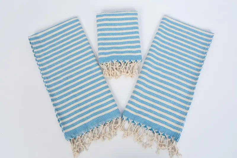 Best Friend Gift, 40x18 Cotton Chevron Towel, Bridesmaid Favors, Personalized Dish Towel, Monogram Kitchen Towel, Spa Towel, Turkish Hand Towel - 6