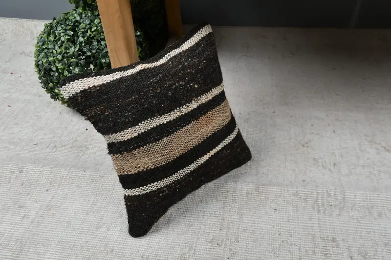 Wholesale Cushion, Boho Pillow, Antique Pillows, 12x12 Brown Cushion, Aesthetic Cushion Cover, Pillow, Pillow for Couch, Colorful Cushion Cover - 7