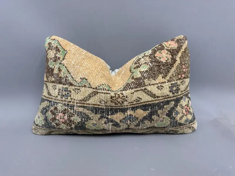 Boho Pillow, 12x20 Orange Cushion, Home Decor Pillow, Cushion Case, Neutral Throw Pillow Case, Boho Pillow Sham Cover - 1