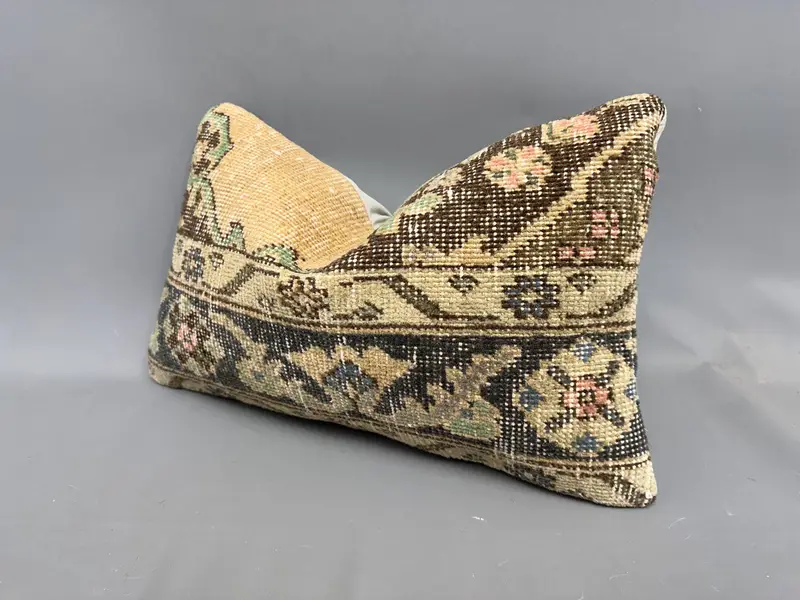 Boho Pillow, 12x20 Orange Cushion, Home Decor Pillow, Cushion Case, Neutral Throw Pillow Case, Boho Pillow Sham Cover - 3