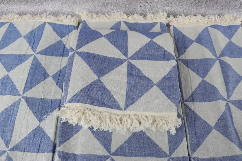 Absorbent towel, 70x40 Cotton Geometric Towel, Welcome Wedding Gift, Bachelorette Party Items, Wedding Favors, Bath towel, Bridemaids Beach Towel - 5