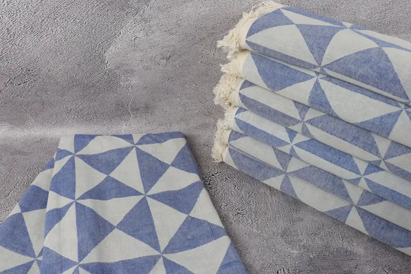Absorbent towel, 70x40 Cotton Geometric Towel, Welcome Wedding Gift, Bachelorette Party Items, Wedding Favors, Bath towel, Bridemaids Beach Towel - 3