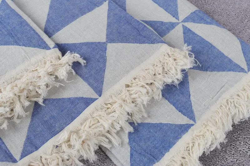 Absorbent towel, 70x40 Cotton Geometric Towel, Welcome Wedding Gift, Bachelorette Party Items, Wedding Favors, Bath towel, Bridemaids Beach Towel - 6