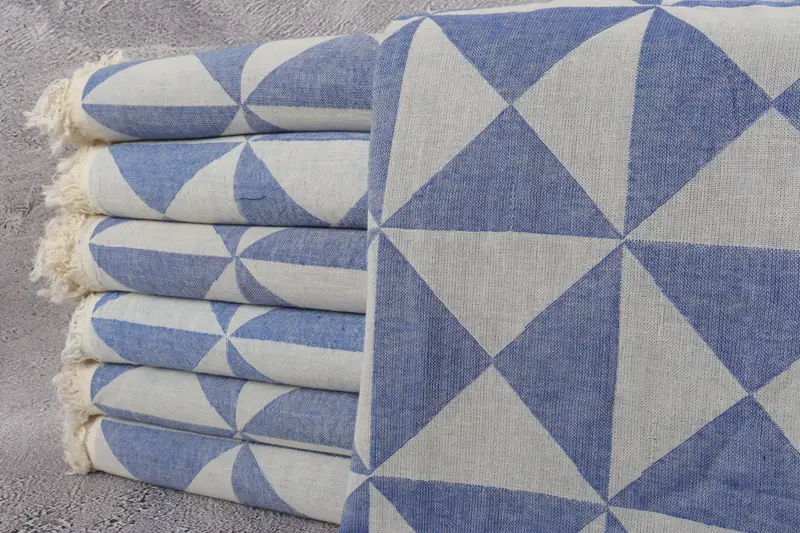 Absorbent towel, 70x40 Cotton Geometric Towel, Welcome Wedding Gift, Bachelorette Party Items, Wedding Favors, Bath towel, Bridemaids Beach Towel - 2