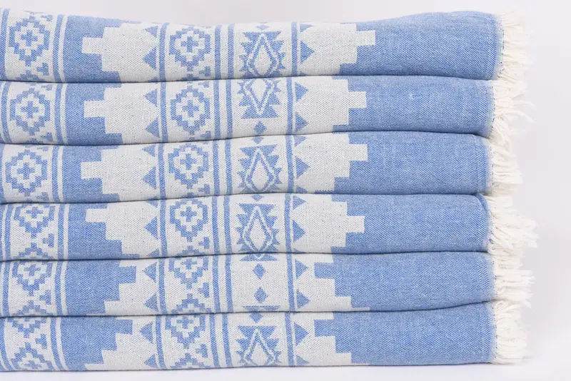 Personalisiertes Handtuch, Geschenk für den Freund, 70x36 Leinen Aztec Handtuch, türkisches Handtuch, Brautjungfern -Geschenktuch, Personalisiertes Strandtuch, Hochzeitstuch - 4