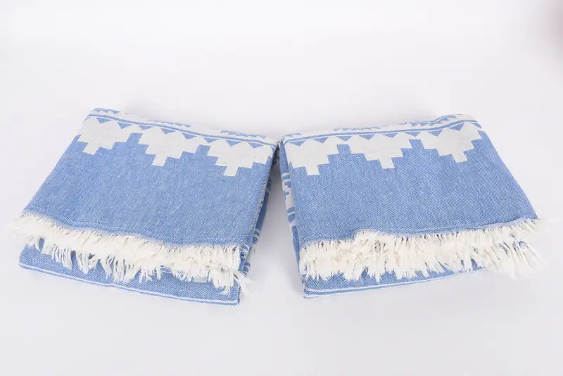 Personalisiertes Handtuch, Geschenk für den Freund, 70x36 Leinen Aztec Handtuch, türkisches Handtuch, Brautjungfern -Geschenktuch, Personalisiertes Strandtuch, Hochzeitstuch - 7