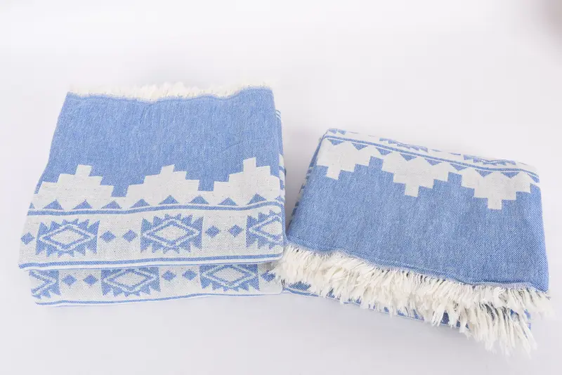 Personalisiertes Handtuch, Geschenk für den Freund, 70x36 Leinen Aztec Handtuch, türkisches Handtuch, Brautjungfern -Geschenktuch, Personalisiertes Strandtuch, Hochzeitstuch - 8