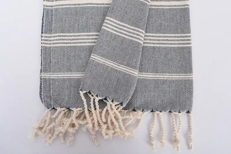 Monogram Mutfak Havlu, Kişiselleştirilmiş Bulaşık Havlu, Toplu Sipariş Havlu, Hizmet Efsanım Hediye, Banyo Havlu, 38x24 Pamuklu Çizgili Havlu, Monogram Havlu - 8