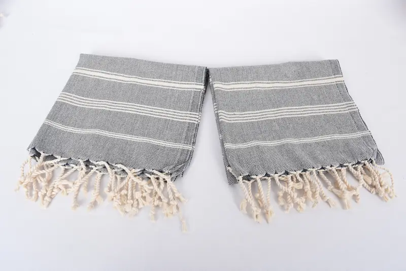 Monogram Mutfak Havlu, Kişiselleştirilmiş Bulaşık Havlu, Toplu Sipariş Havlu, Hizmet Efsanım Hediye, Banyo Havlu, 38x24 Pamuklu Çizgili Havlu, Monogram Havlu - 6