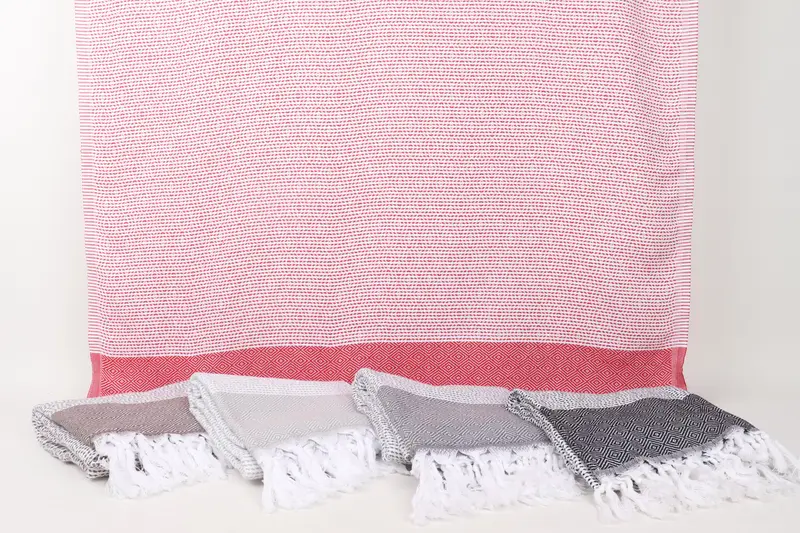 Large Turkish Towel, Bachelorette Party Favors, Luxury Beach Towel, Personalized Towel, 70x40 Cotton Diamond Towel, Grandma Gift, Custom Bath Towel - 8