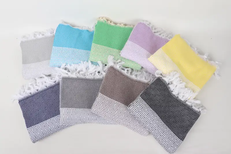 Large Turkish Towel, Bachelorette Party Favors, Luxury Beach Towel, Personalized Towel, 70x40 Cotton Diamond Towel, Grandma Gift, Custom Bath Towel - 3