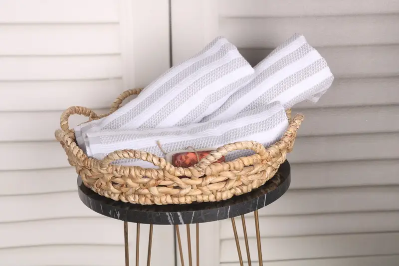 44x24 Pamuklu Çizgili Havlu, Bachelorette Partisi Süslemeleri, Türk Havlu El Havlusu, Monogram Mutfak Havlu, Monogram El Havlu, Banyo Havlusu - 4
