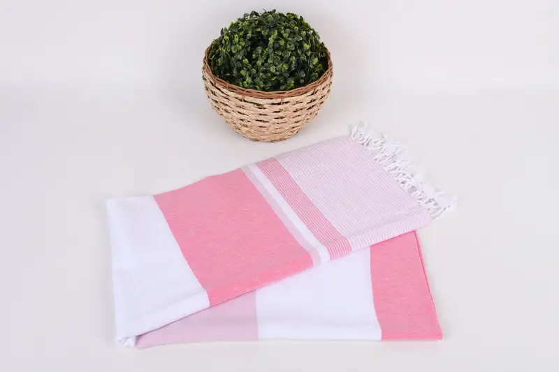 Quick-dry travel peshtemal towel, Bachelorette Gifts, Custom Towel, 68x40 Cotton Striped Towel, Hammam towel, Pool Towels, Wedding Gift For Bride - 4