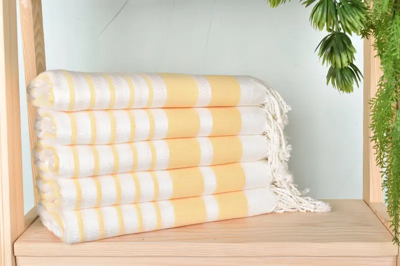 70x40 Cotton Striped Towel, Large Turkish Towel, Personalized Gift For Him, Personalized Beach Towel, Bulk Order Towel, Lightweight Turkish towel - 2