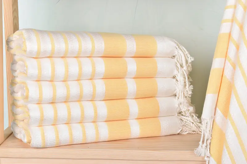 70x40 Cotton Striped Towel, Large Turkish Towel, Personalized Gift For Him, Personalized Beach Towel, Bulk Order Towel, Lightweight Turkish towel - 1