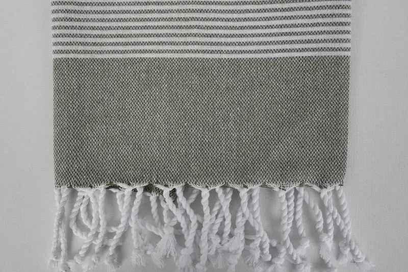 Toalla a rayas de algodón de 40x18, regalo para él, regalos personalizados, toallas de baño, toalla pequeña, regalos de Navidad, regalos de dama de honor, mejor amigo de bodas - 3