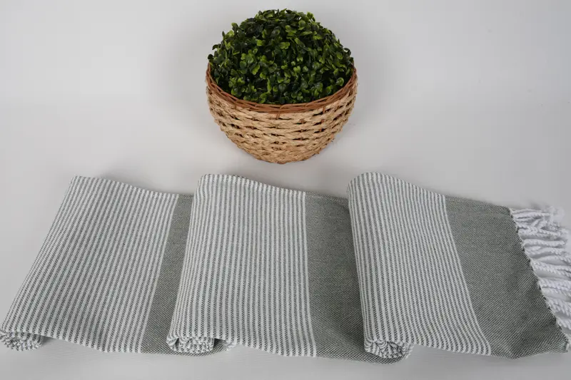 Toalla a rayas de algodón de 40x18, regalo para él, regalos personalizados, toallas de baño, toalla pequeña, regalos de Navidad, regalos de dama de honor, mejor amigo de bodas - 8