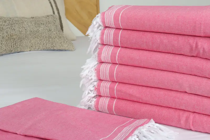Best Wedding Gift, Bridesmaid Gifts, Turkish Cotton Throw Blanket, 92x56 Cotton Striped Towel, Wedding Favors, Bachelor Gifts, Bachelorette Gifts - 3