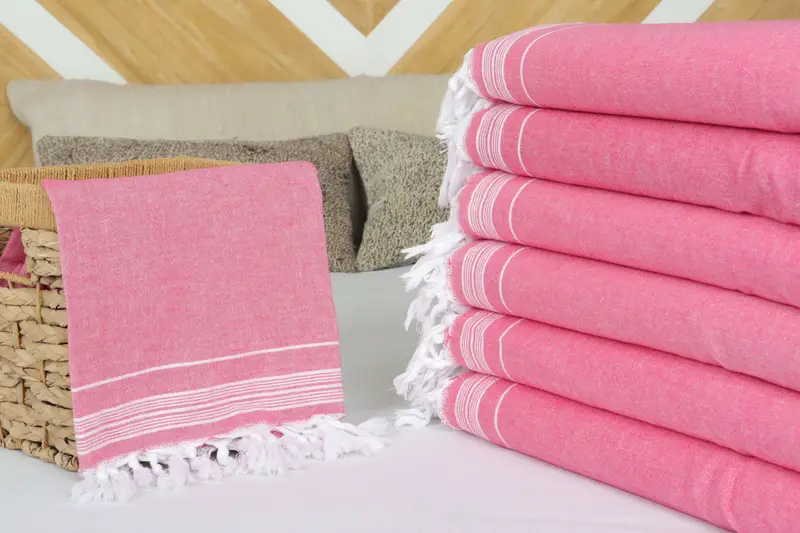 Best Wedding Gift, Bridesmaid Gifts, Turkish Cotton Throw Blanket, 92x56 Cotton Striped Towel, Wedding Favors, Bachelor Gifts, Bachelorette Gifts - 4