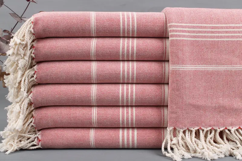 Organic Cotton Towels, Turkish Towel, Striped Peshtemal, 40x67 Inches