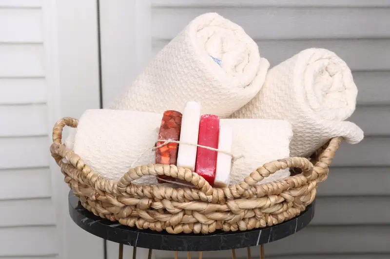 68x36 Cotton Striped Towel, Quick-Dry Beach Towel, Family Gift Basket, Monogrammed Beach Towel, Guest Towel, Turkish Towel USA, Customized Towels - 4