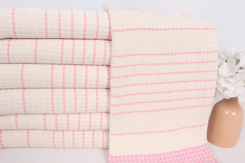 Turkish Hand Towel, Handmade Gift, Gift Towel, Wedding Favors, Wedding Gift, 40x20 Cotton Waffle Towel, Spa Towel, Bachelorette Party Decorations - 2