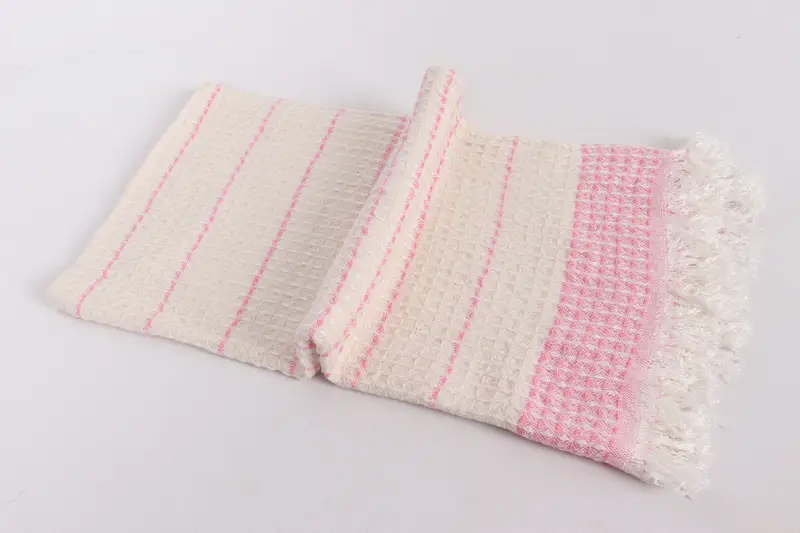 Turkish Hand Towel, Handmade Gift, Gift Towel, Wedding Favors, Wedding Gift, 40x20 Cotton Waffle Towel, Spa Towel, Bachelorette Party Decorations - 6