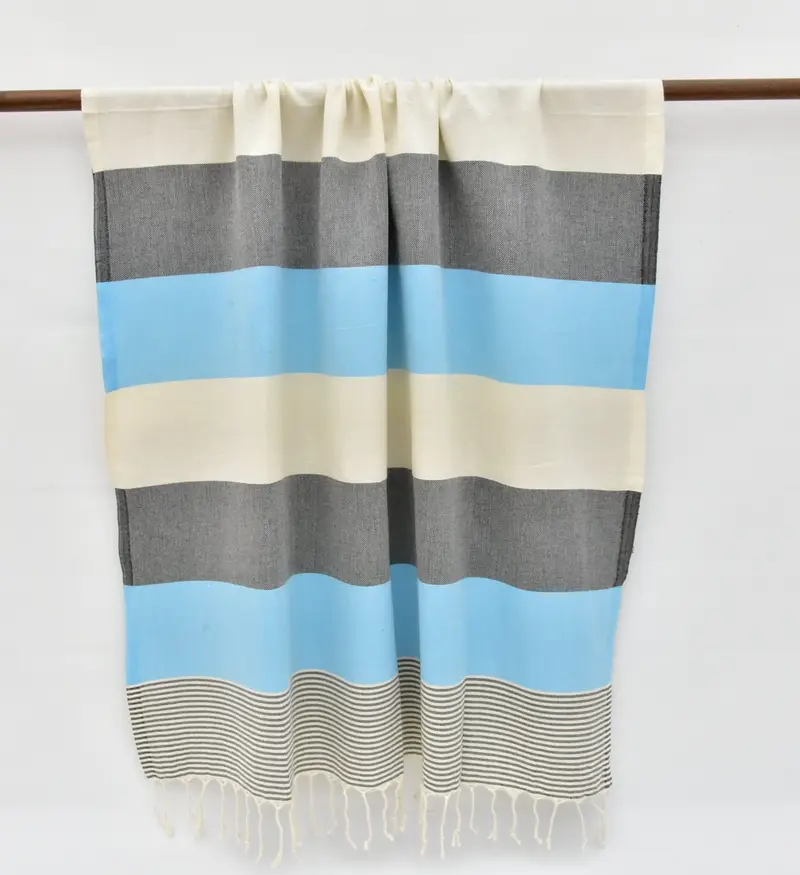 Guest Towel, Quick-dry peshtemal, Bachelorette Favor, Turkish beach towel, Bachelorette Party Gifts Bridesmaids, 68x40 Cotton Striped Towel - 2