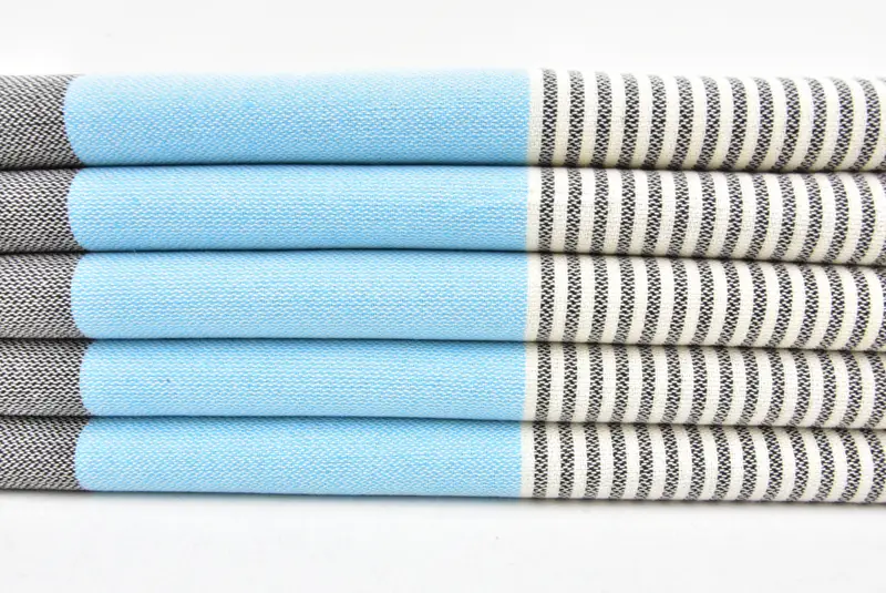 Guest Towel, Quick-dry peshtemal, Bachelorette Favor, Turkish beach towel, Bachelorette Party Gifts Bridesmaids, 68x40 Cotton Striped Towel - 6