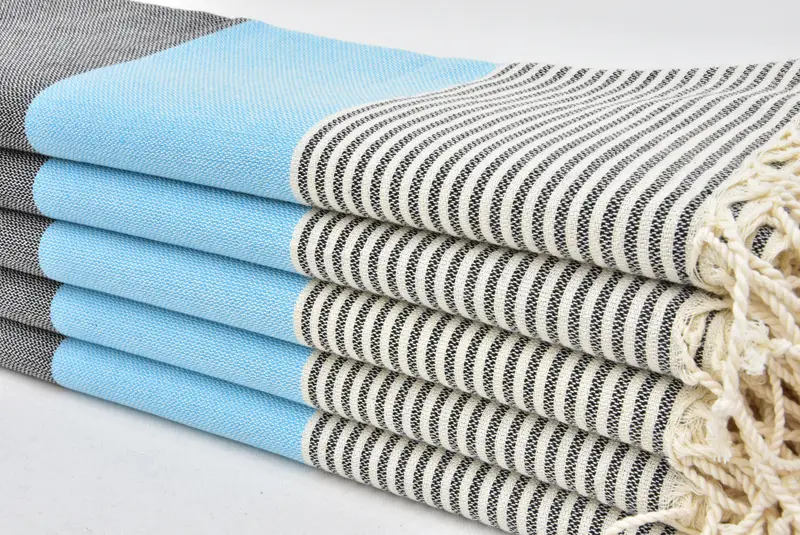 Guest Towel, Quick-dry peshtemal, Bachelorette Favor, Turkish beach towel, Bachelorette Party Gifts Bridesmaids, 68x40 Cotton Striped Towel - 1