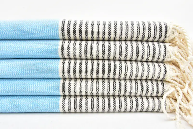 Guest Towel, Quick-dry peshtemal, Bachelorette Favor, Turkish beach towel, Bachelorette Party Gifts Bridesmaids, 68x40 Cotton Striped Towel - 5