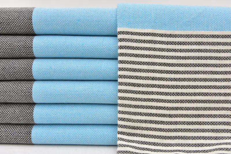 Guest Towel, Quick-dry peshtemal, Bachelorette Favor, Turkish beach towel, Bachelorette Party Gifts Bridesmaids, 68x40 Cotton Striped Towel - 7
