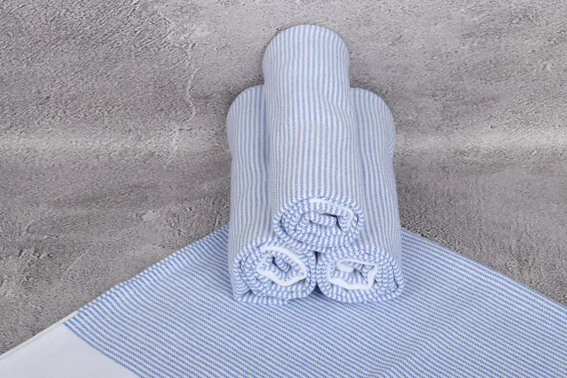 Small Bath Towels, Merry Christmas Gifts, Summer Gift, Personalized Gift, 40x18 Cotton Striped Towel, Custom Wedding Gifts, Turkish Hand Towel - 7