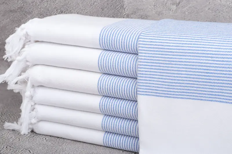 Small Bath Towels, Merry Christmas Gifts, Summer Gift, Personalized Gift, 40x18 Cotton Striped Towel, Custom Wedding Gifts, Turkish Hand Towel - 1
