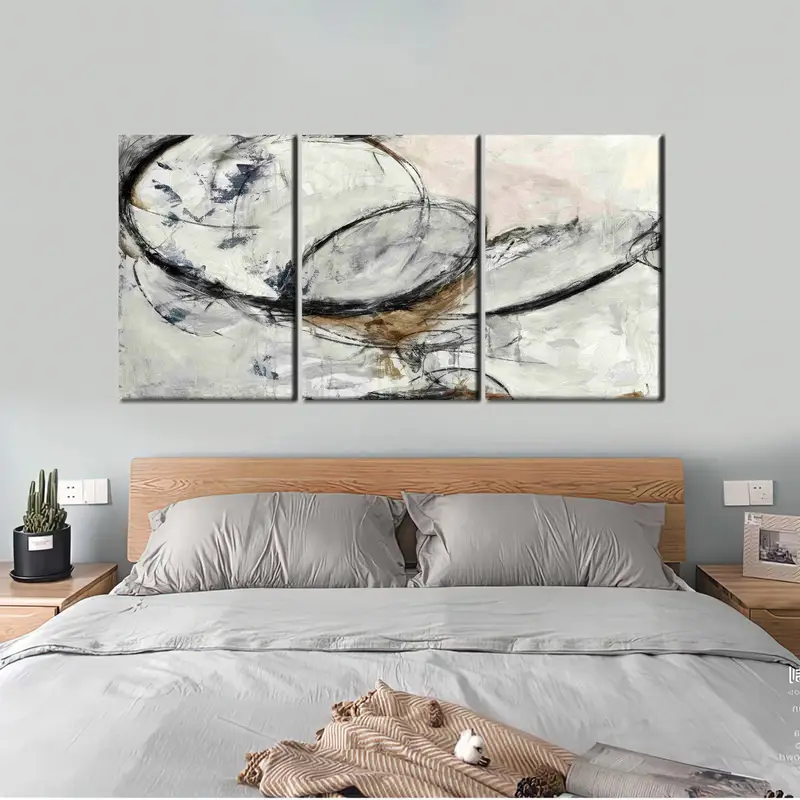 Gray Canvas Art, Black Wall Decor, Modern Abstract, Luxury Abstract, Abstract Art Decor, Wall Art Decor, Gray Wall Hanging, Canvas Art Decor - 2