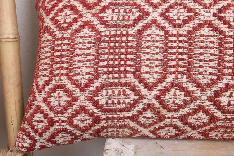 Interior Designer Pillow, Pillow, 12x43 Red Pillow Case, Decorative Bolster Pillow Cover, Vintage Kilim Throw Pillow, Indoor Pillow, Kilim Pillow - 3