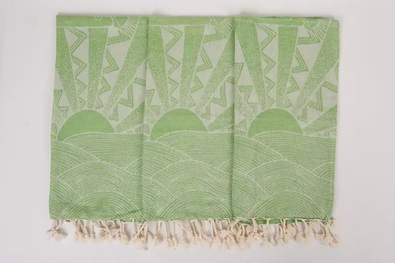Monogram Hand Towel, Wedding Gifts Towel, Wedding Anniversary Gift, 36x18 Cotton Striped Design Towel, Wedding Favors, Personalized Kitchen Towel - 7