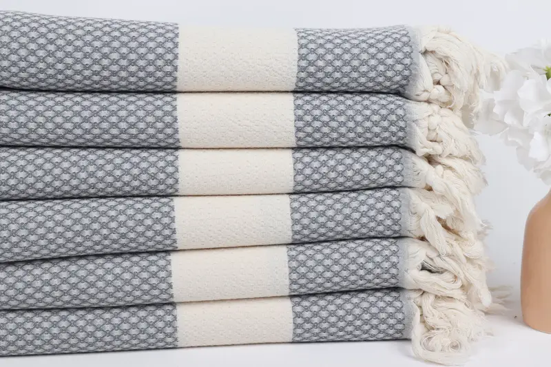 Beach Bachelorette Party Decorations, Large Turkish Towel, Bridesmaid Favors, 68x36 Cotton Geometric Towel, Spa Towel, Beach towel, Quick-dry towel - 5