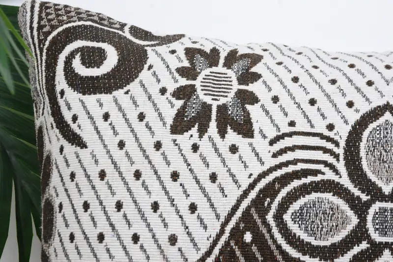 Boho Pillow Sham Cover, Boho Pillow, Car Cushion Cover, Pillow Sham, 14x14 White Pillow Case, Turkish Pillow, Tapestry Pillow Sham - 2