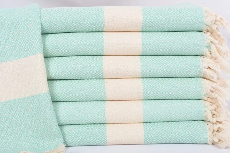 36x20 Cotton Diamond Towel, Wedding Favors, Spa Towel, Custom Wedding Gifts, Decorative Towel, Small Bath Towels, Personalized Gifts, Birthday Gift - 1